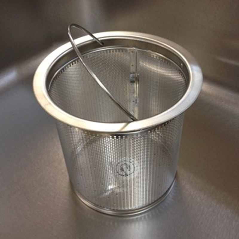 網カゴ 排水栓用 直径13.5cm（ステンレス製） キッチン・ホームデコ