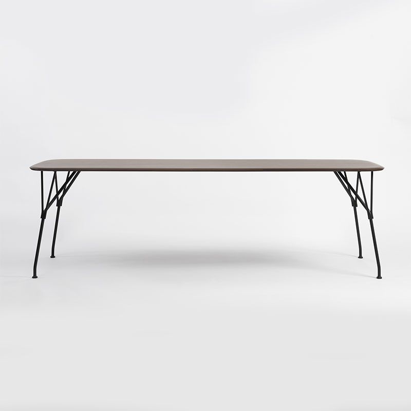 ヴィスカウントオブウッド240x100 天板：ウォールナット/脚：ブラック Kartell | カルテル