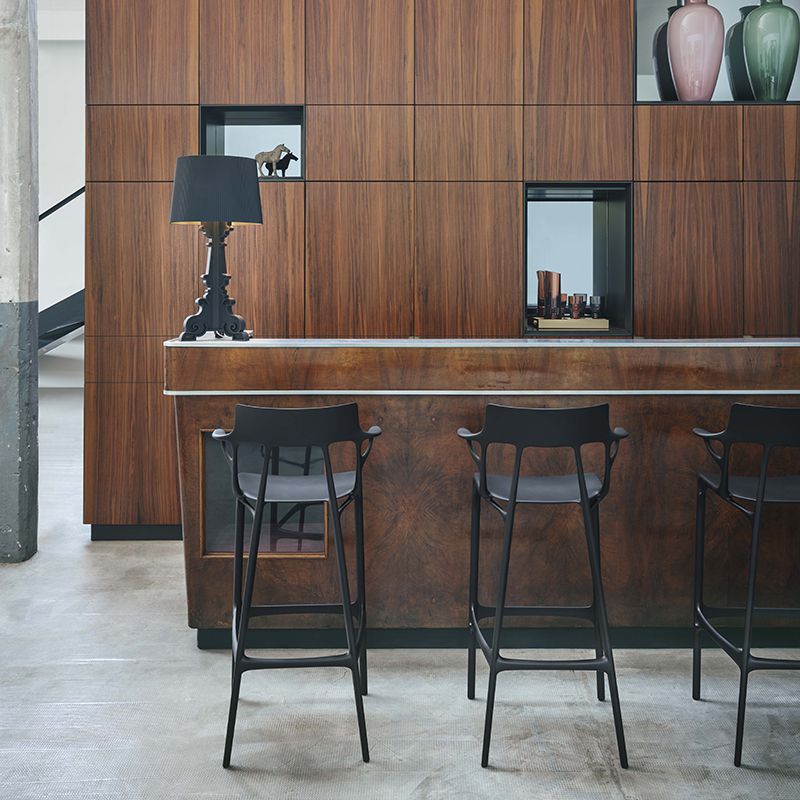 Kartell クリスタルスツール 幅31 イエロー 家具 Y074 - スツール