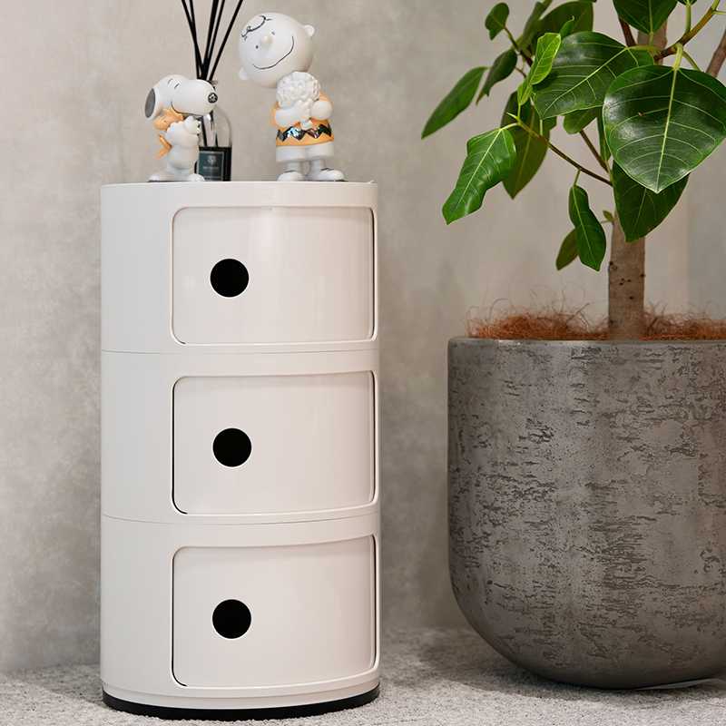 正規品 カルテル コンポニビリ 3段チェスト ホワイト コンポニビリ3｜Kartell｜カルテルオフィシャルサイト
