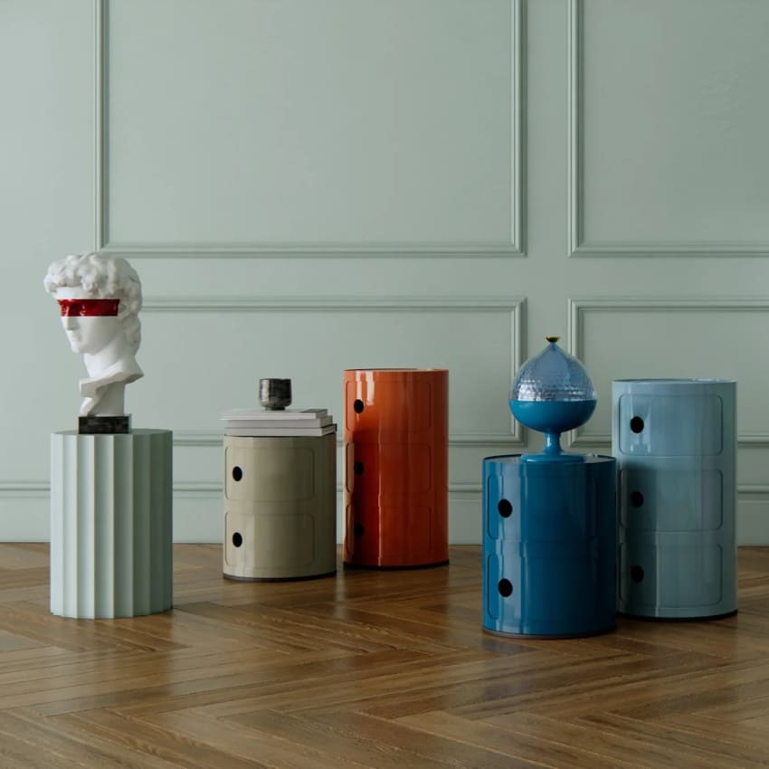 【オリジナル】カルテル コンポニビリ２段 楽天市場】正規代理店 Kartell カルテル 収納家具 2段