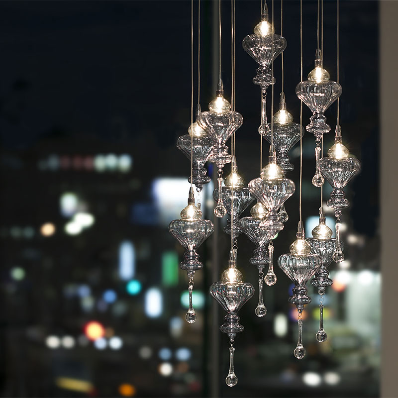 エクラシャンデリア パルテノン アンティーク / sy389 4灯式シャンデリア