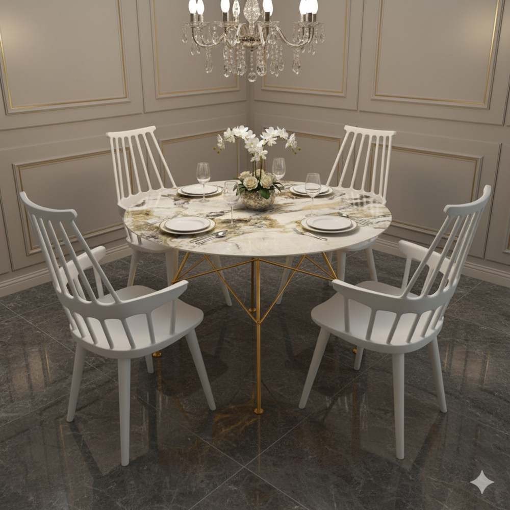 グロッシーラウンドゴールド脚/カムバックセット