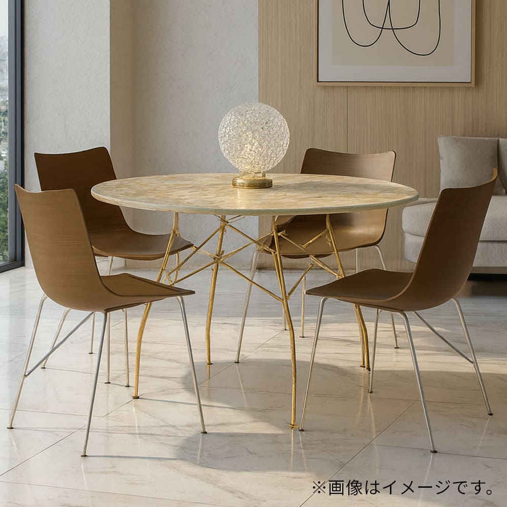 グロッシーラウンドゴールド脚/Pウッドセット