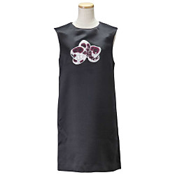 エンブロイデッド フォンタナミニドレス シルク ドレス