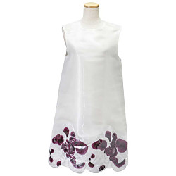 エンブロイデッド フォンタナミニドレス シルク ドレス