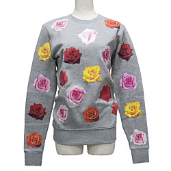 ローズスウェットシャツ トップス