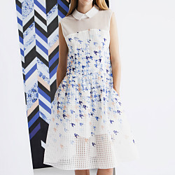 チェックレースドレス ドレス