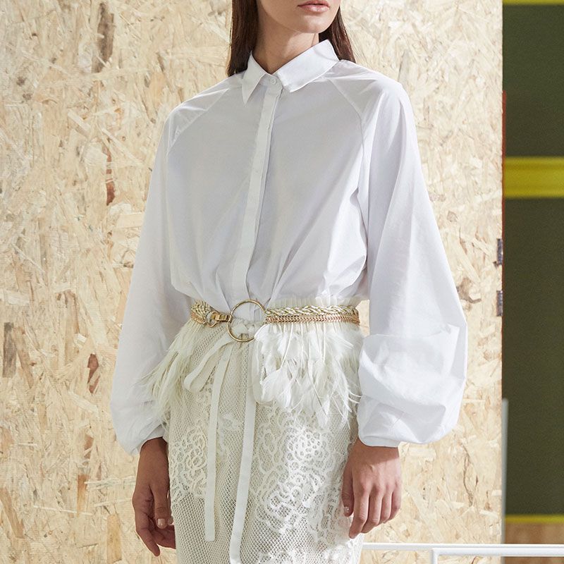 マッケンジーホワイトシャツ トップス