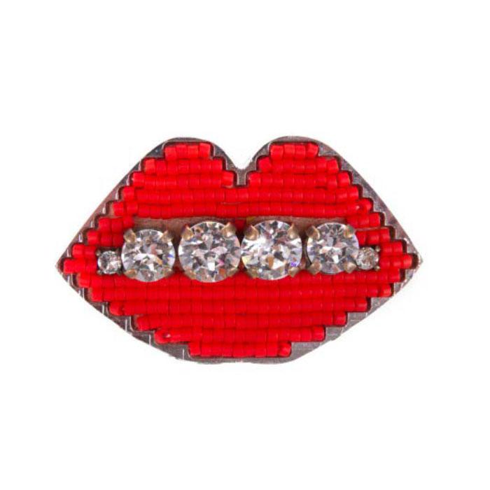 エモジブリングキッスブローチ アクセサリー