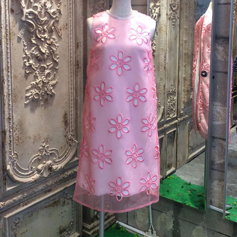 オーガンジーレイヤードワンピース ドレス