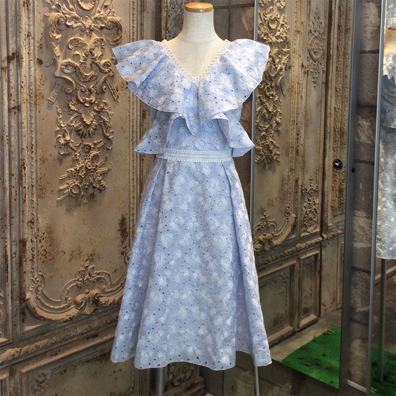 クロスフリルサンガロドレス ドレス