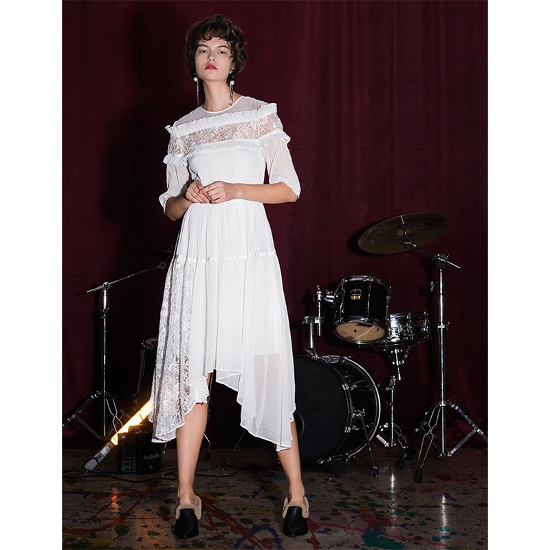 ハンカチーフへムシフォンドレス｜ トーヨーキッチンスタイル公式