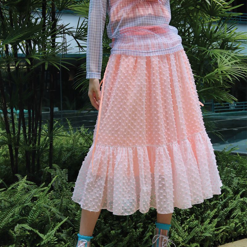 シースルータバーナックルスカート