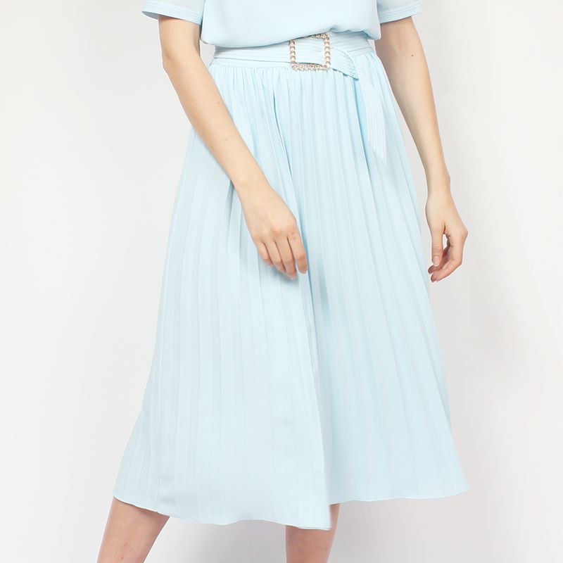 ロングプリーツスカート スカート