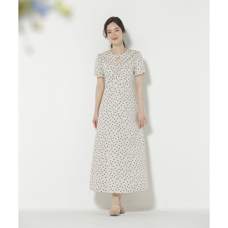ドットパールドレス ドレス