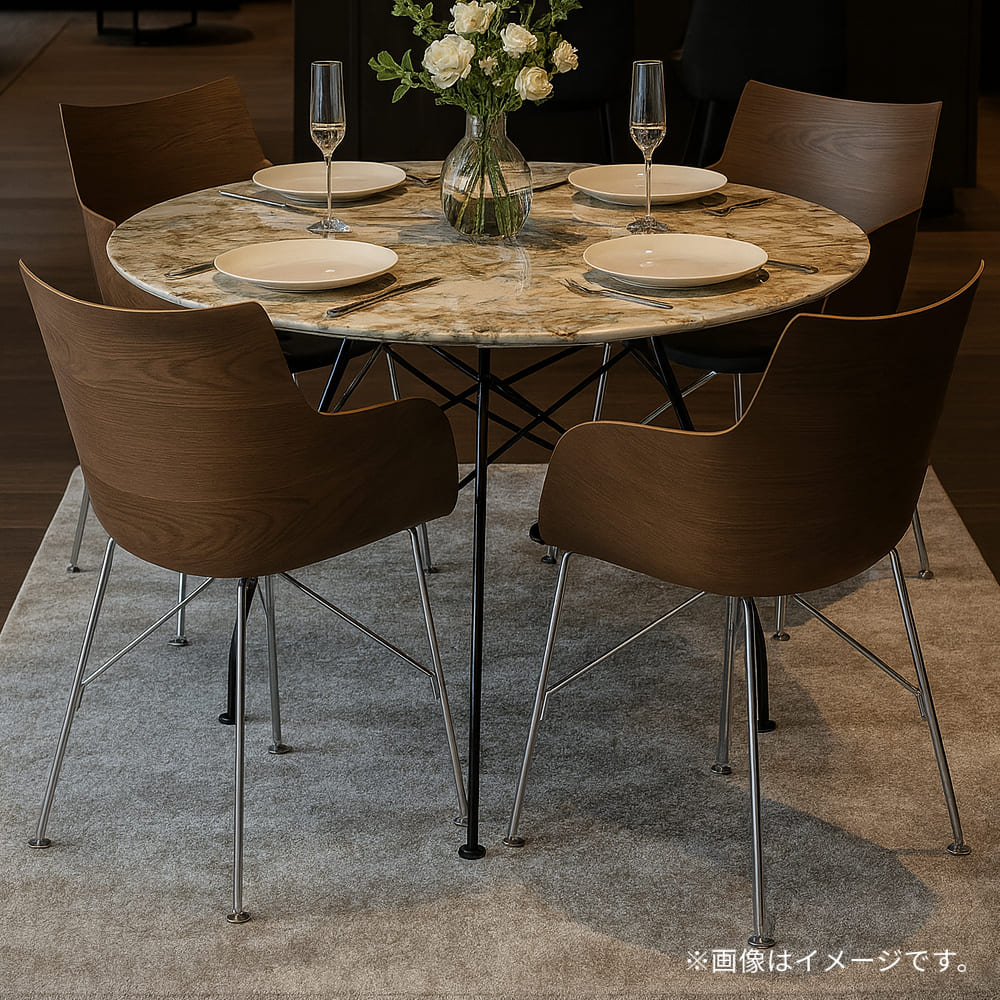 グロッシーラウンドブラック脚/Qウッドセット スペシャルセット