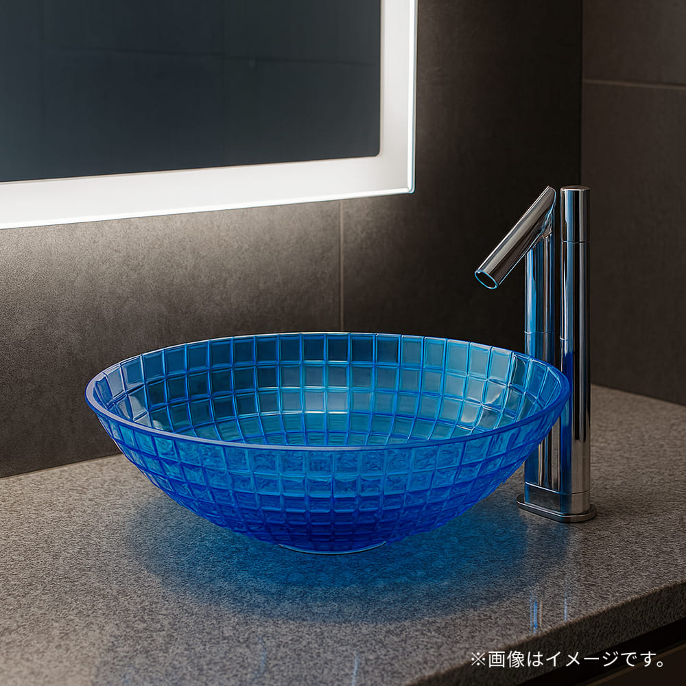 クリスタル001ピクセルオーバル+水栓016セット スペシャルセット