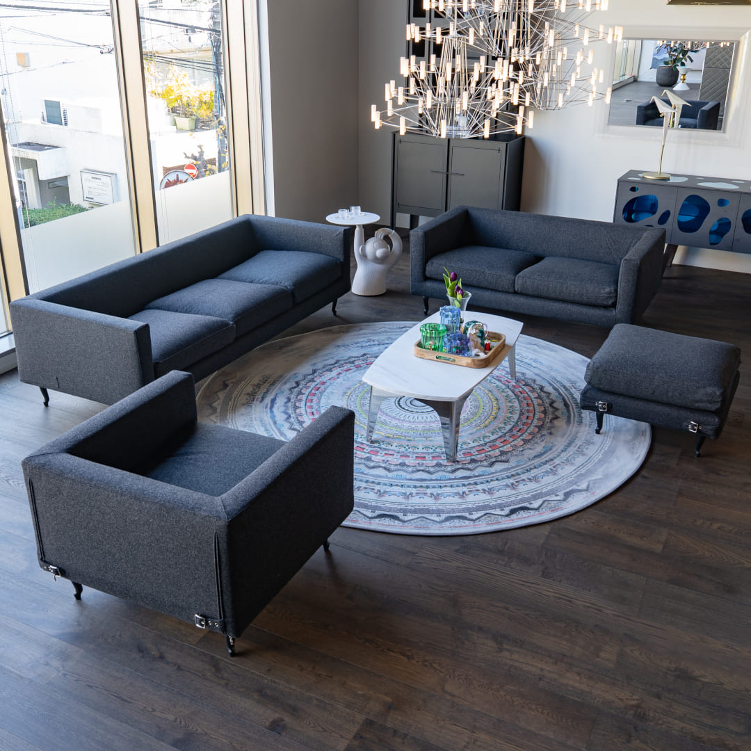 ブティックソファカメレオンToes BLKセット