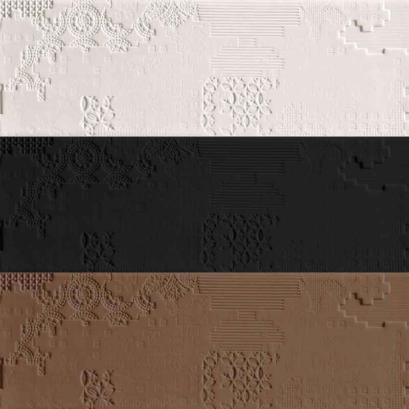 バスレリーフパッチワーク ビアンコ タイル・床材