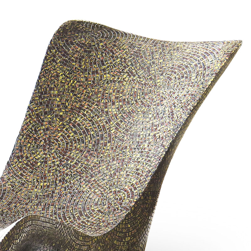 長椅子　タイガー皮敷き 長椅子タイガー皮敷き