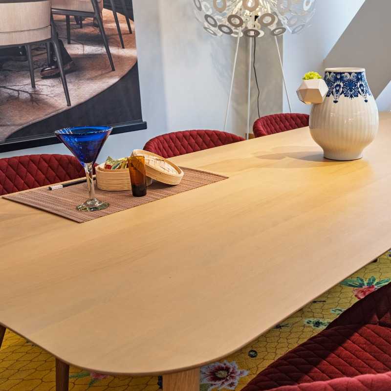 ジオダイニングテーブル250 ホワイトウォッシュ｜ トーヨーキッチン