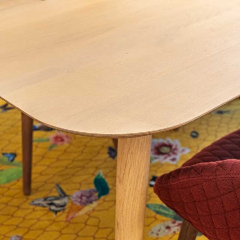 ジオダイニングテーブル250 ホワイトウォッシュ｜ トーヨーキッチン