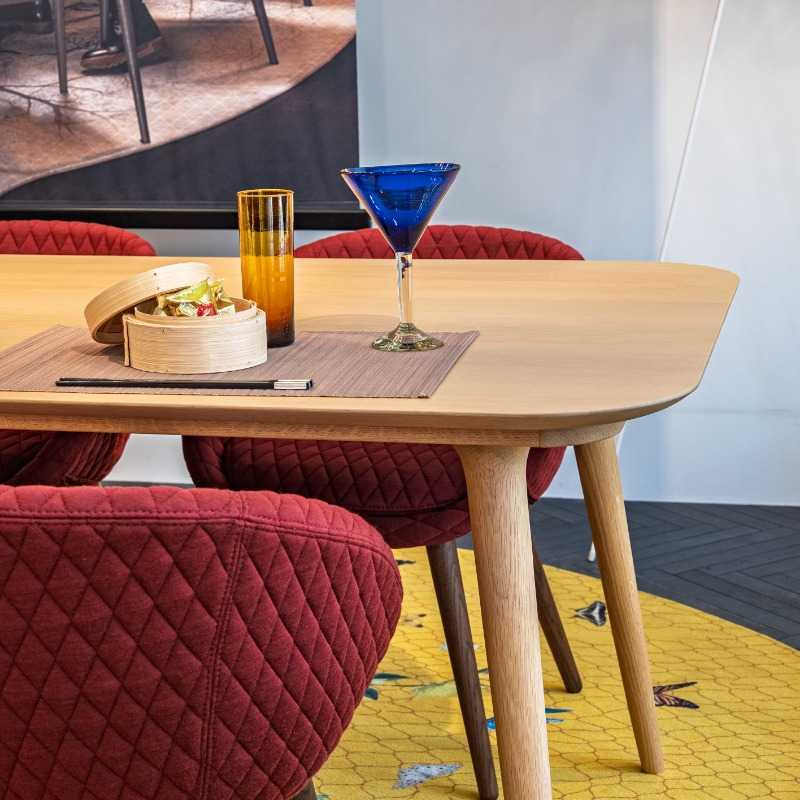 ジオダイニングテーブル250 ホワイトウォッシュ｜ トーヨーキッチン