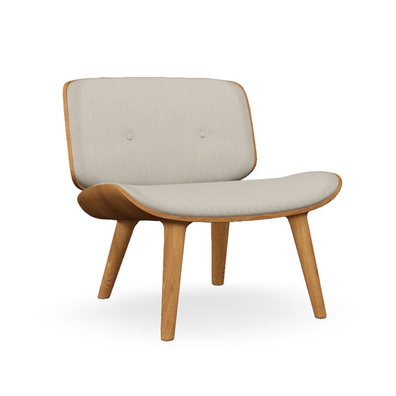 ナットラウンジチェア オーレイ サンド/フレーム ナチュラルオイル moooi | モーイ