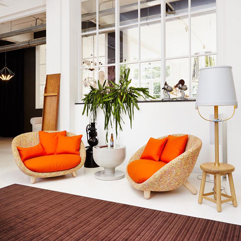 ラブソファー ブークレ ブラウン C脚｜ トーヨーキッチンスタイル公式