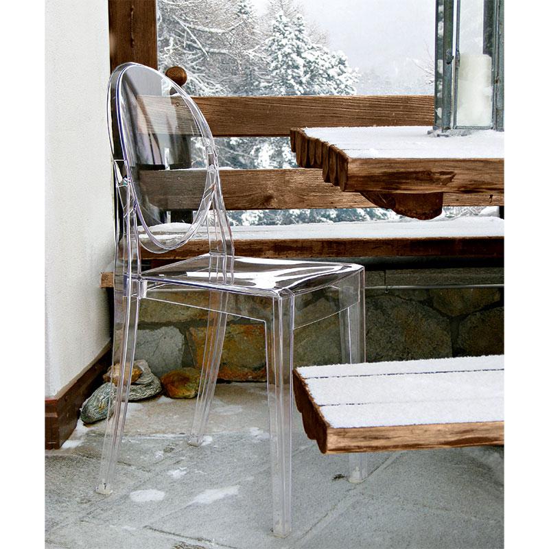 【単品/引取】屋内外兼用 スクーダリア　スケルトンチェア  ゴーストチェア 単品/引取】屋内外兼用 スクーダリア スケルトンチェア ゴーストチェア