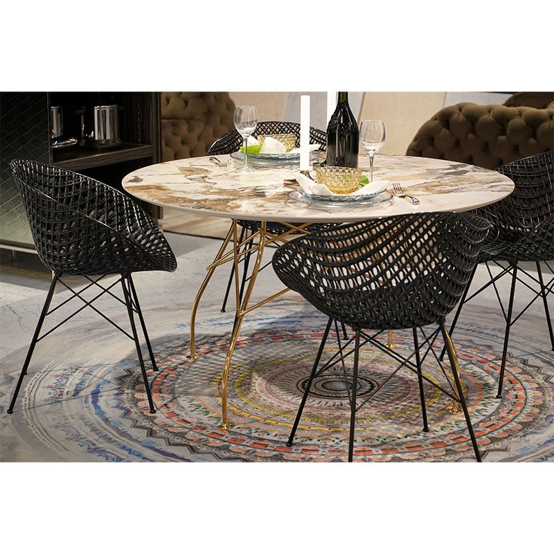 グロッシーラウンド128(トップ シンフォニー/フレーム ゴールド