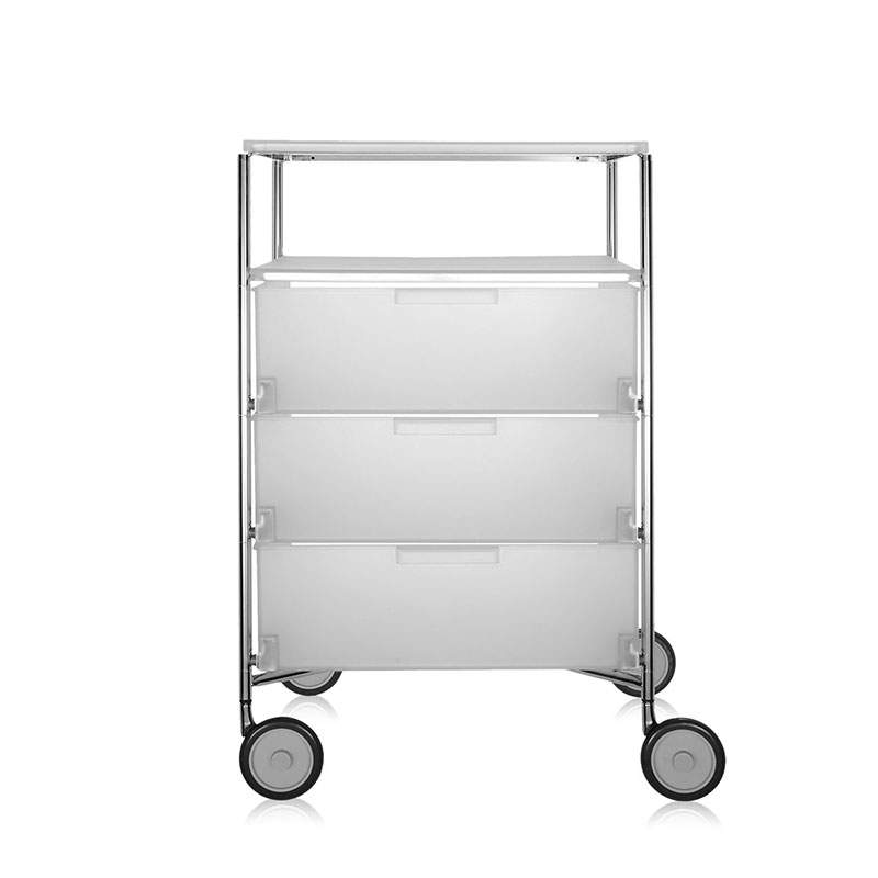 モビル4ワゴン（引出し3+オープン） 収納