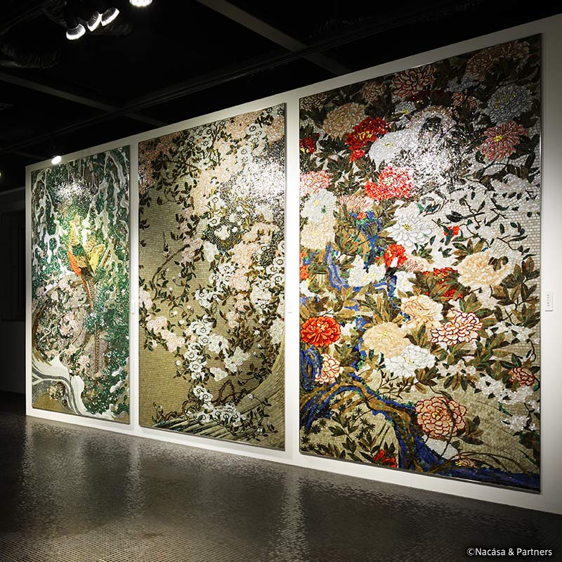 SICIS 伊藤若冲コレクション#6牡丹小禽図｜ トーヨーキッチンスタイル