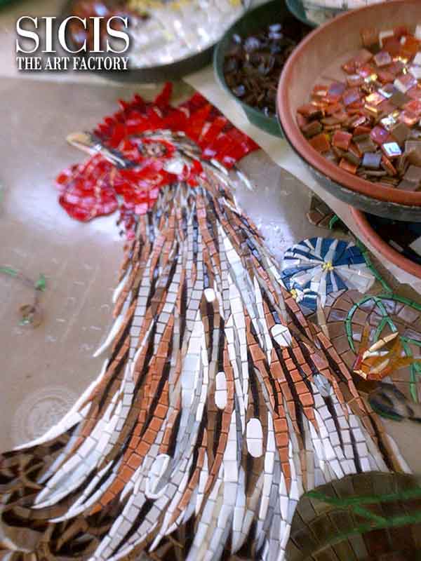 SICIS 伊藤若冲コレクション#6牡丹小禽図｜ トーヨーキッチンスタイル