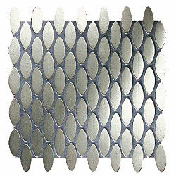 ステンレスモザイク01 スムース キッチン・パーツ