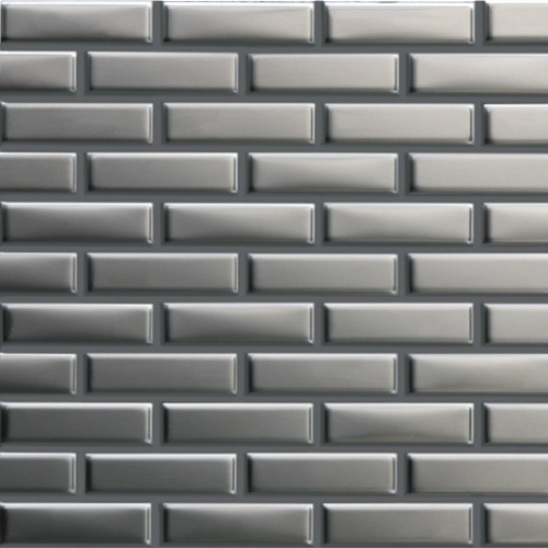 ステンレスモザイク-02 キッチン・パーツ