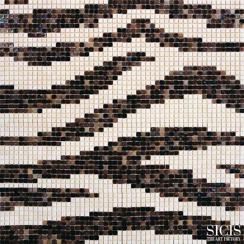 ゼブラ モザイクタイル｜SICIS