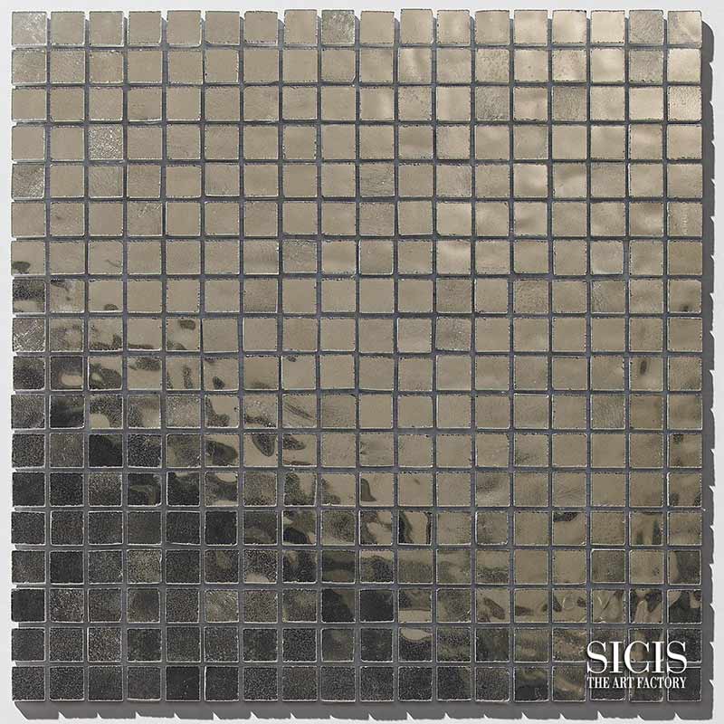 ホワイトゴールド モザイクタイル｜SICIS