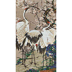 SICIS 伊藤若冲コレクション#4梅花群鶴図 タイル・床材