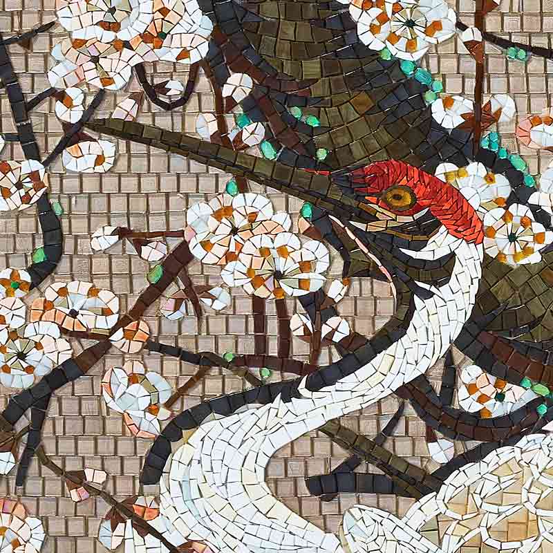 水彩画/鶴若貢 SICIS 伊藤若冲コレクション#4梅花群鶴図｜ トーヨーキッチンスタイル