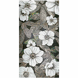 フラワーパワー08B&W タイル・床材