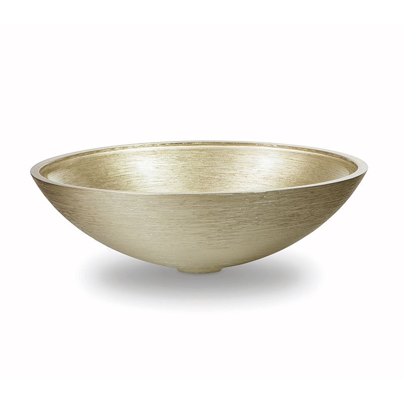 クリスタル019フロウラウンド 洗面ボウル｜メタリック