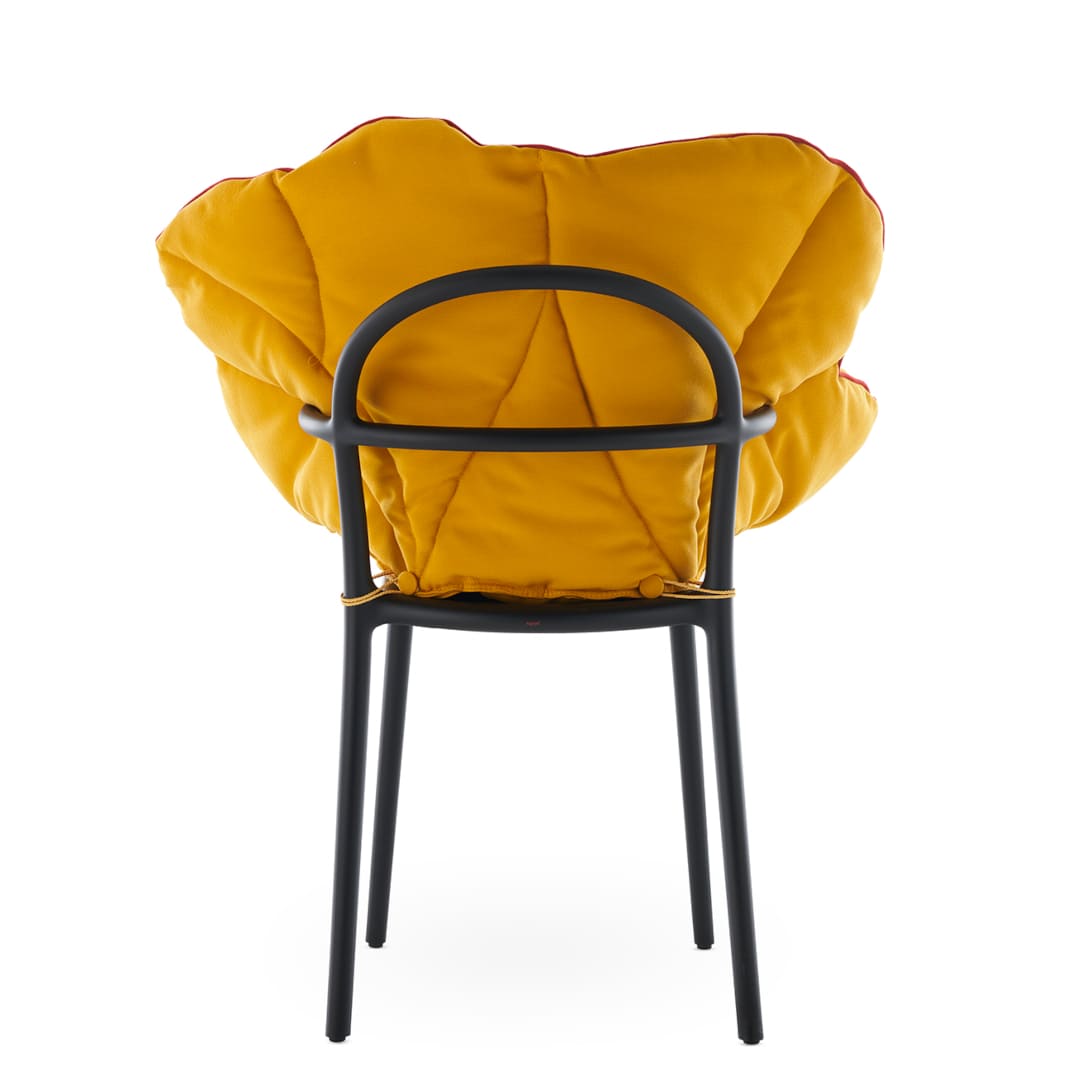 【セット品】アリスズフラワーズクッションイエローxジェネリックCブラック Kartell | カルテル
