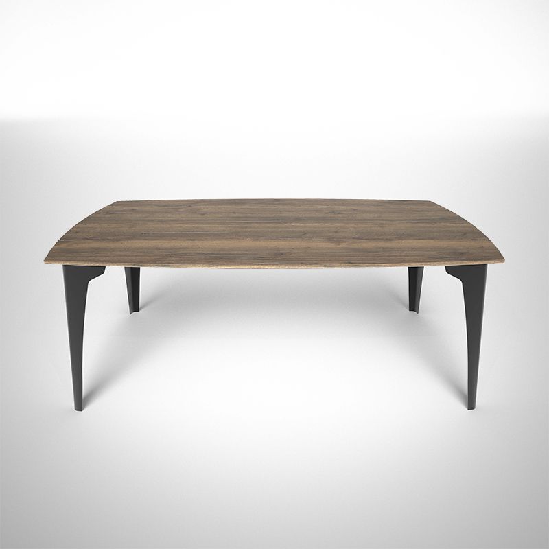 オリガミ2 18090（ラスティックオークトップ+ブラック脚） 家具