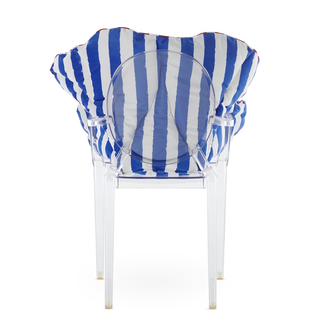 【セット品】アリスズフラワーズクッションブルーストライプxルイゴースト Kartell | カルテル