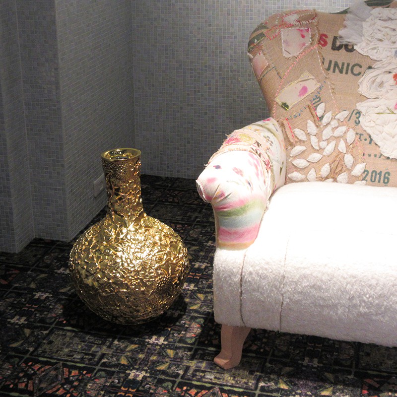 国内在庫限り】ゴールドフラワーベース｜ トーヨーキッチンスタイル