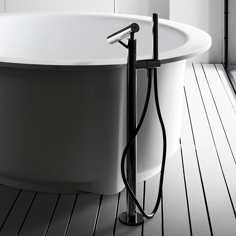 【国内在庫限り】スクエア シャワー用スタンドタップ 洗面用水栓・シャワー