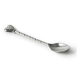 【国内在庫限り】シルバーハートスプーンセット オブジェ