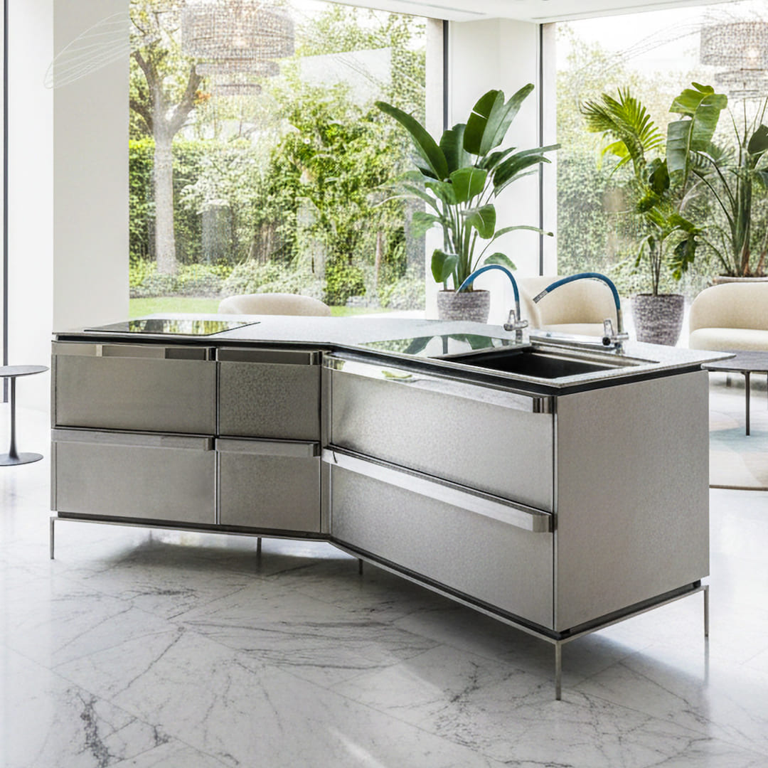 iNO W125ｘ125/D90/H95cm V-LANDキッチン【アウトレット品】